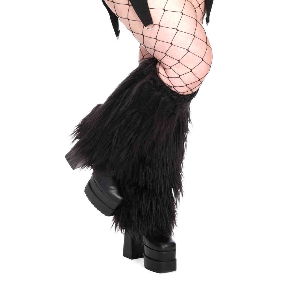 Banned - Buffy Fuzzy Beenwarmers - Zwart